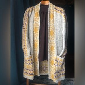 Long Open Cardigan